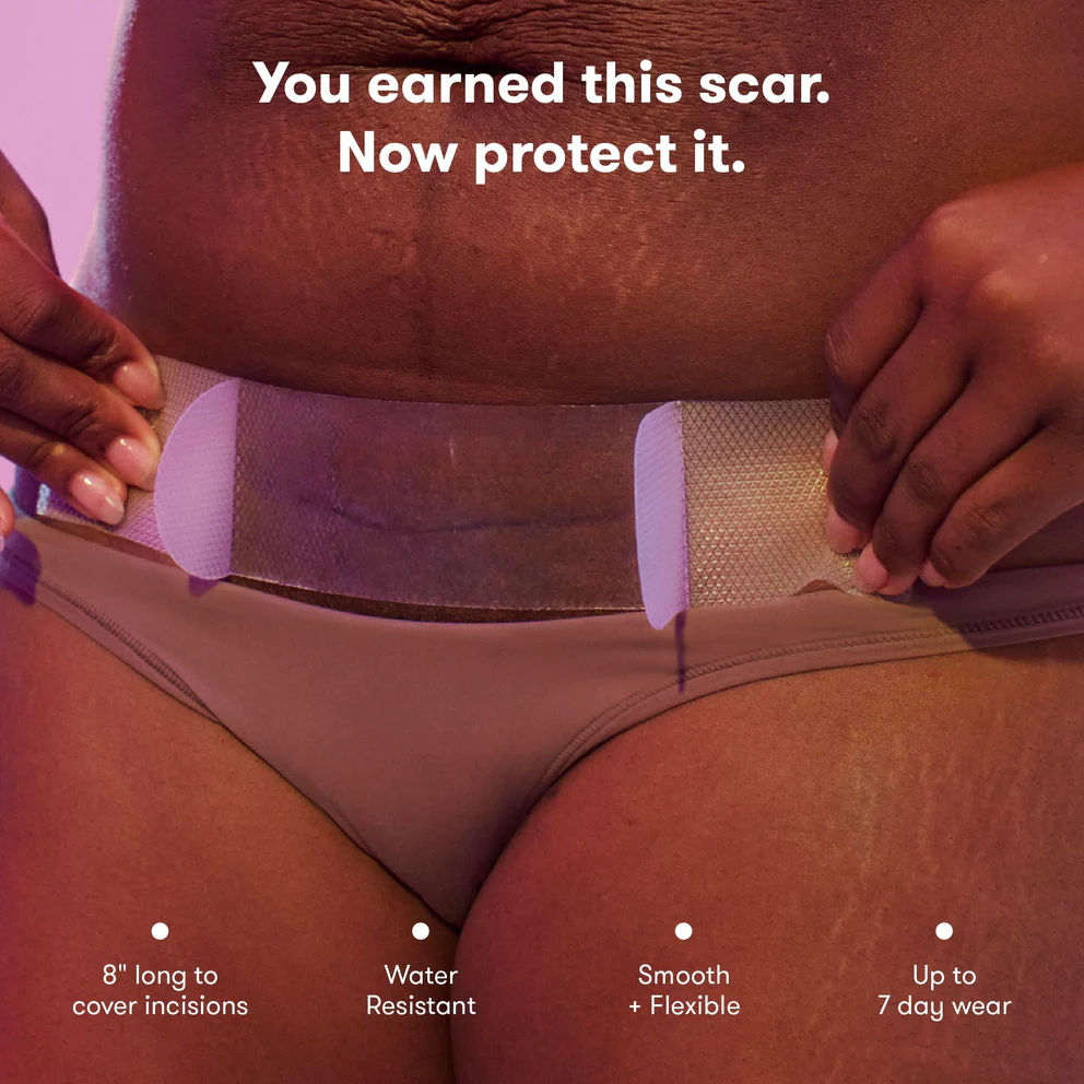 Fridamom C section silicone scar patch - 6p