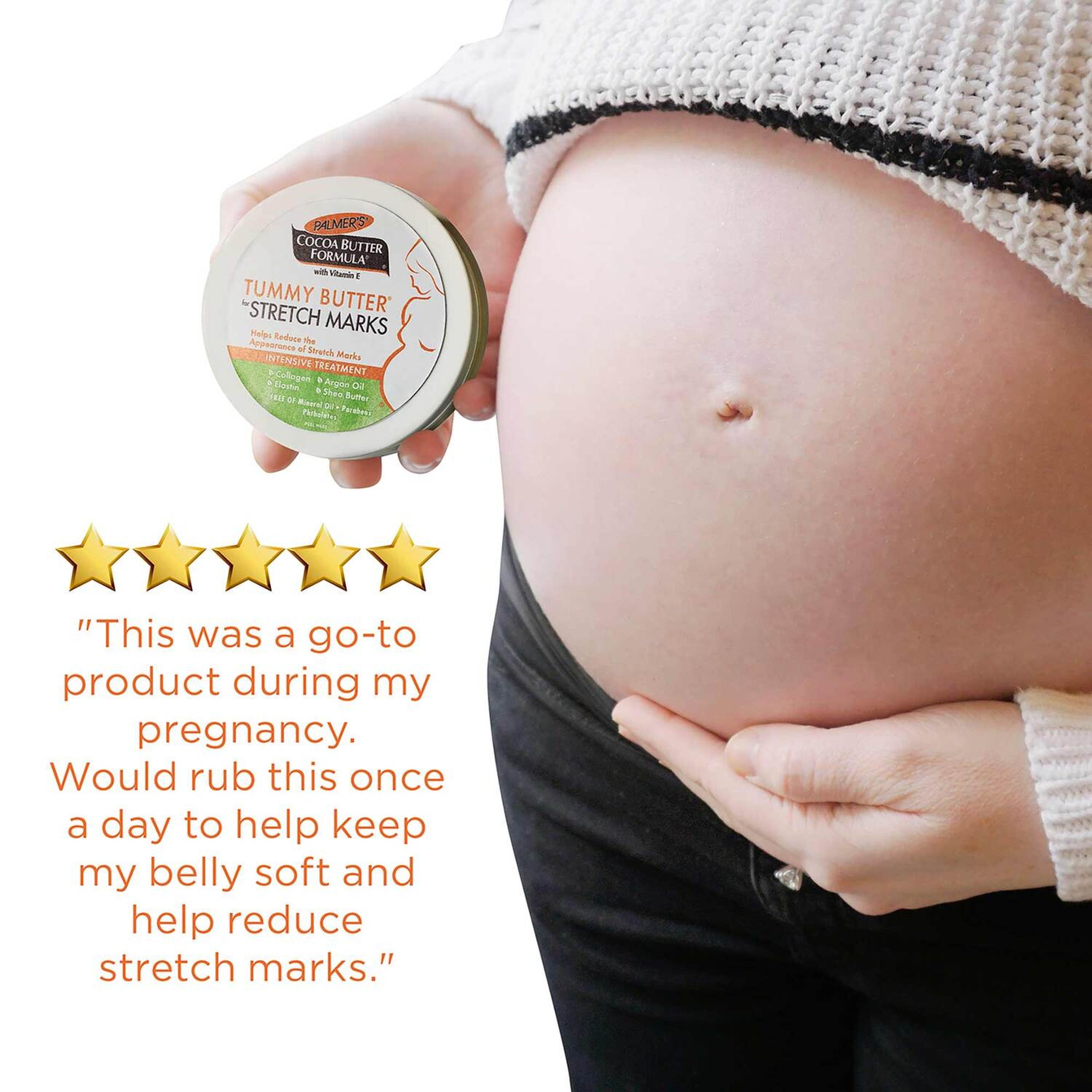 Cocoa Butter Tummy Butter for Pregnancy Stretch Marks 125g