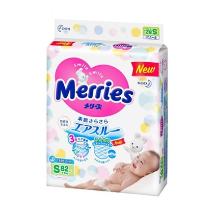 Merries Baby Diaper Tape size S - 82 tapes